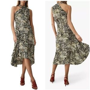 Reiss Adelia Jungle print dress
